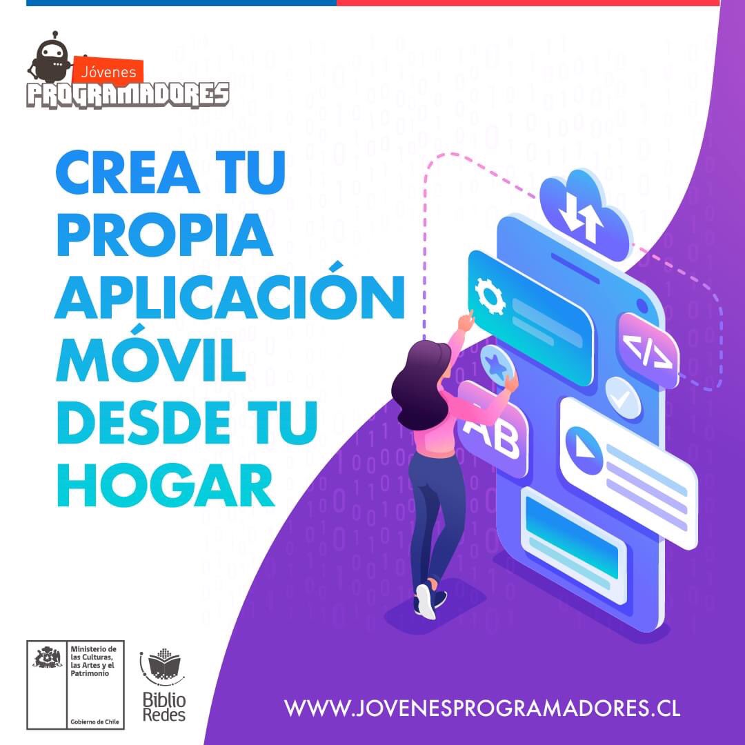 JProgramadores's tweet image. Porque queremos que seas creadora y creador de la tecnología, te invitamos a que desarrolles tu propia App📱😎¿Cómo? A través de nuestros cursos #gratuitos y #online de #AppInventor, donde no necesitas conocimientos previos.
¡Súmate! Ingresa a👉 jovenesprogramadores.cl