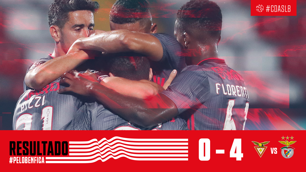 SLBenfica's tweet photo. #CDASLB | ⏹ Termina o encontro. | Vê tudo no nosso Game Hub ➡ https://t.co/FRWFW6HlyJ https://t.co/c046L1TipS