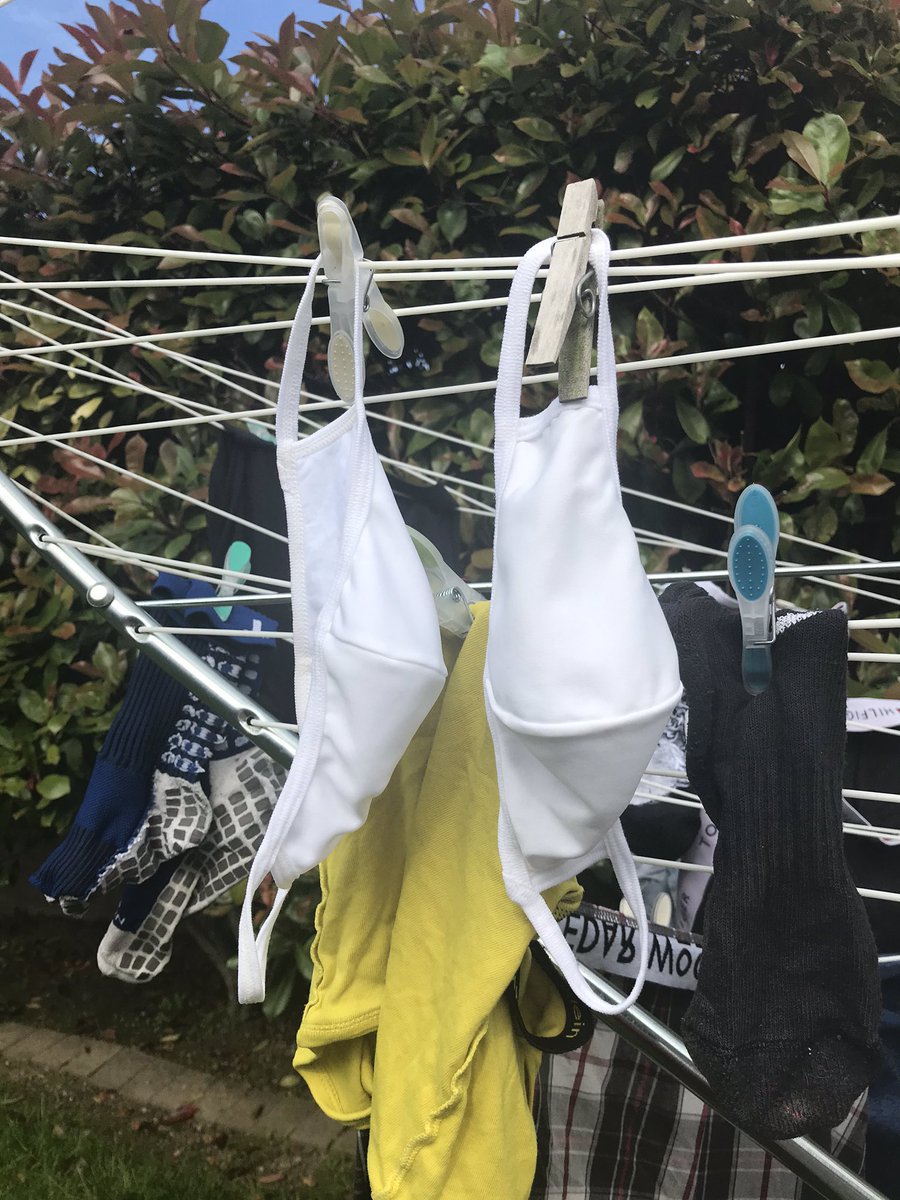 Looks a little suspicious. But my masks will be a regular feature in the clothes line from now on.
Be responsible, it’s really not much to ask.