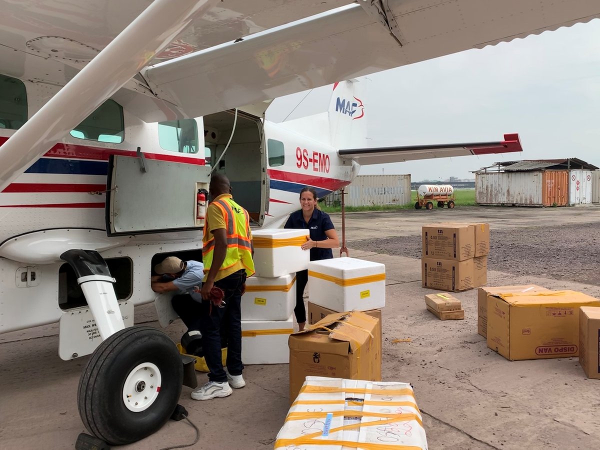 MAF_Australia's tweet photo. #75yearsofhope
MAF recently delivered measles vaccines to the Kasai province, DRC.
In places where access to routine healthcare is practically non-existent, prevention becomes more important than ever.
MAF works with local partners to reach communities with practical help. https://t.co/inF2wLnxbW