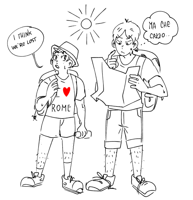 also........... 
a kghn rome trip wip I'll never finish *thumbs painfully up* 