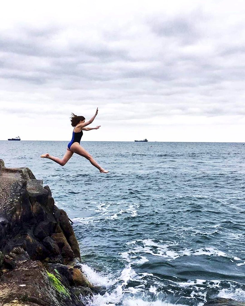 There I am, a woman born to unmarried parents only months after illegitimacy was finally abolished in Ireland, jumping into what was the men-only 40ft in Dublin. Go raibh míle to the mná who invaded it.