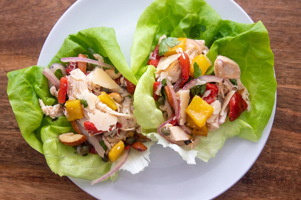 Italian Chicken Salad in Lettuce Cups: https://buff.ly/2vufhiE.