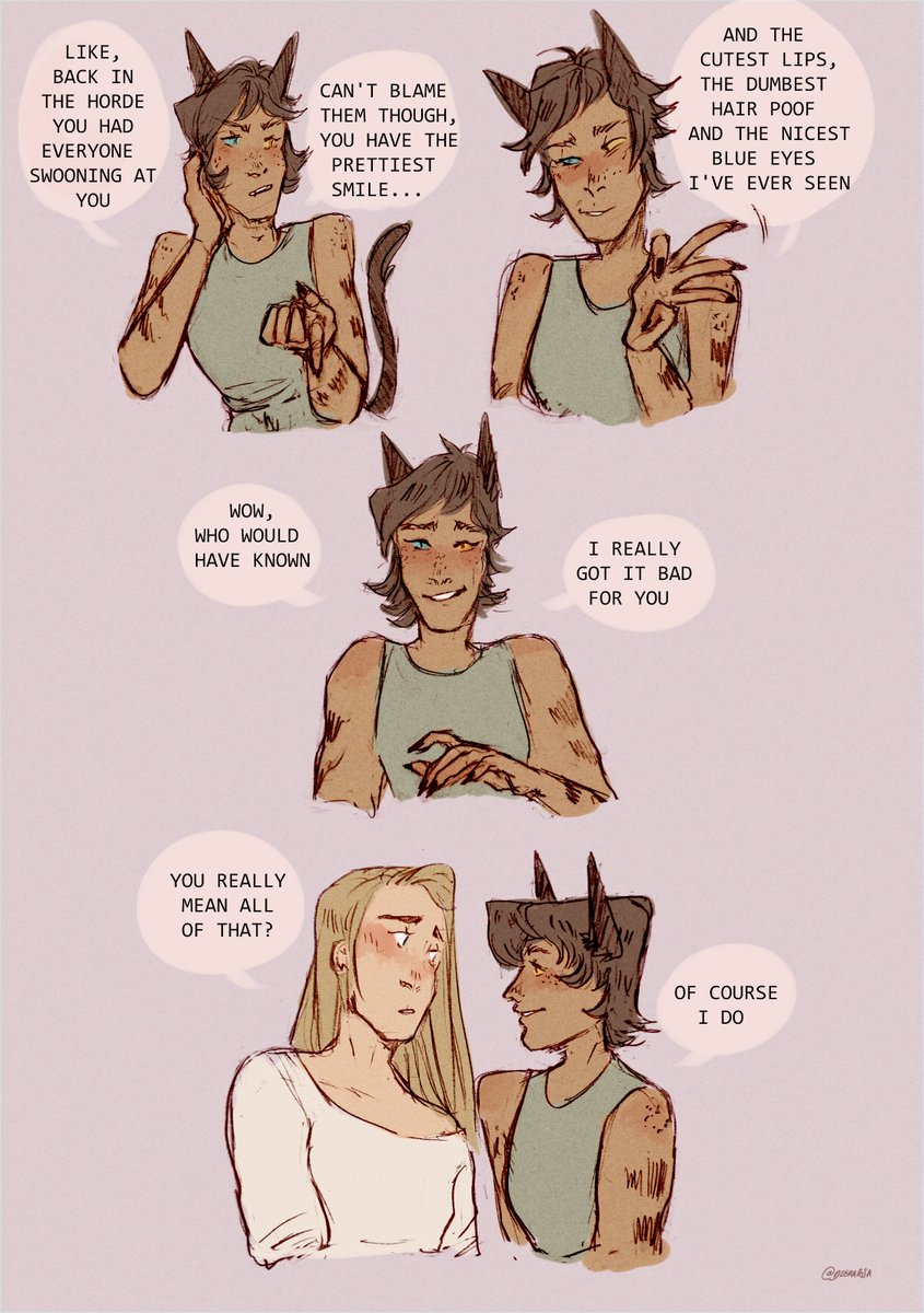 DieRaposa's tweet photo. Beautiful (1/2) #catradora #shera #spop #sherafanart https://t.co/WyFpMlOzIz