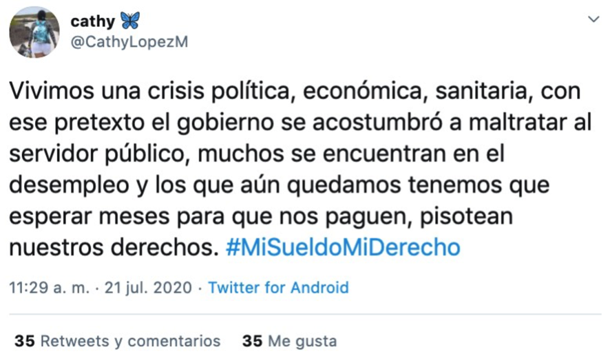 radio_pichincha's tweet photo. 🔴 #ATENCIÓN l #MiSueldoMiDerecho es tendencia en redes sociales, debido a que funcionarios públicos exigen el pago de sus sueldos atrasados a @FinanzasEc. Además, piden que las cancelaciones se realicen en los plazos establecidos. https://t.co/aEQa9enQoi