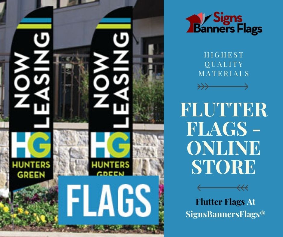 FlagsSigns's tweet image. Shop Our Huge Selection Of #FlutterFlags At #SignsBannersFlags®. Proof &amp;amp; Layout Included! 
☑️Top Quality Product Selections, 
☑️Printing &amp;amp; Finishing Techniques. 
☑️Highest Quality Materials. 
☑️ Lifetime Warranty. 
👉 Free Online Quote - signsbannersflags.com