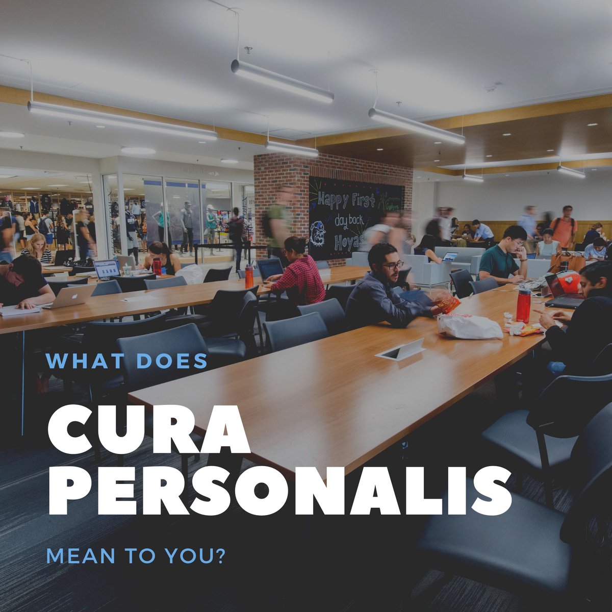 Our guiding philosophy, cura personalis, helps our students become physicians who are scientists, healers, and advocates because it encourages care and individualized attention to the needs of each person.