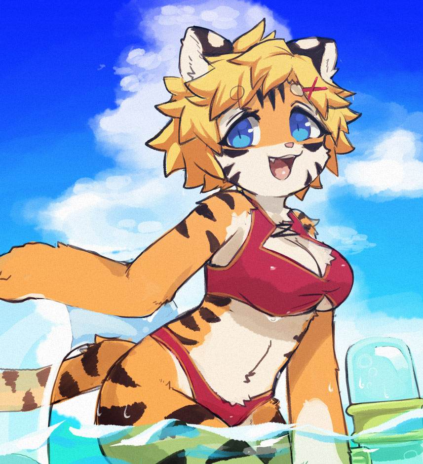 hanadaiteol's tweet photo. 梅雨明けてくれの絵 https://t.co/ps1slEU3Sa