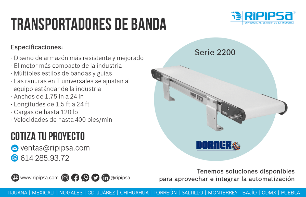 Ripipsa's tweet photo. #Manejodemateriales
Para todas las industrias es importante cuidar los detalles de su producto así como de sus colaboradores.
👷‍♂️➡️🥫➡️🥫↘️ 📦👷‍♀️
Soluciones tan especializadas como tu empresa y producto.
Whatsapp 📲 https://t.co/svHyghlnZx
📧ventas@ripipsa.com
💙🤖
#Ripipsa https://t.co/Cyn9XnAtgF