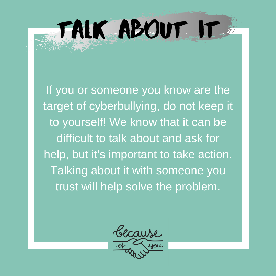 With social media keeping us all connected during these times, it's important to speak up when you notice someone being bullied online. Words, like your actions, can have a lasting impact on others - for better or worse.

Be kind &amp; take action when you see something wrong. ✌️