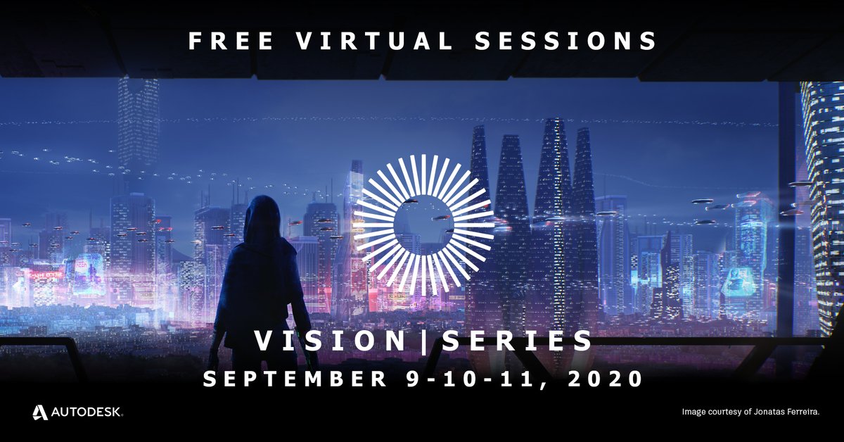AdskMaya's tweet image. COMING SOON. #VisionSeries 2020. ✨ Hear from industry game changers in #DesignViz, #Film, #TV, #Games, and more. Learn more here: autode.sk/vision-series-…