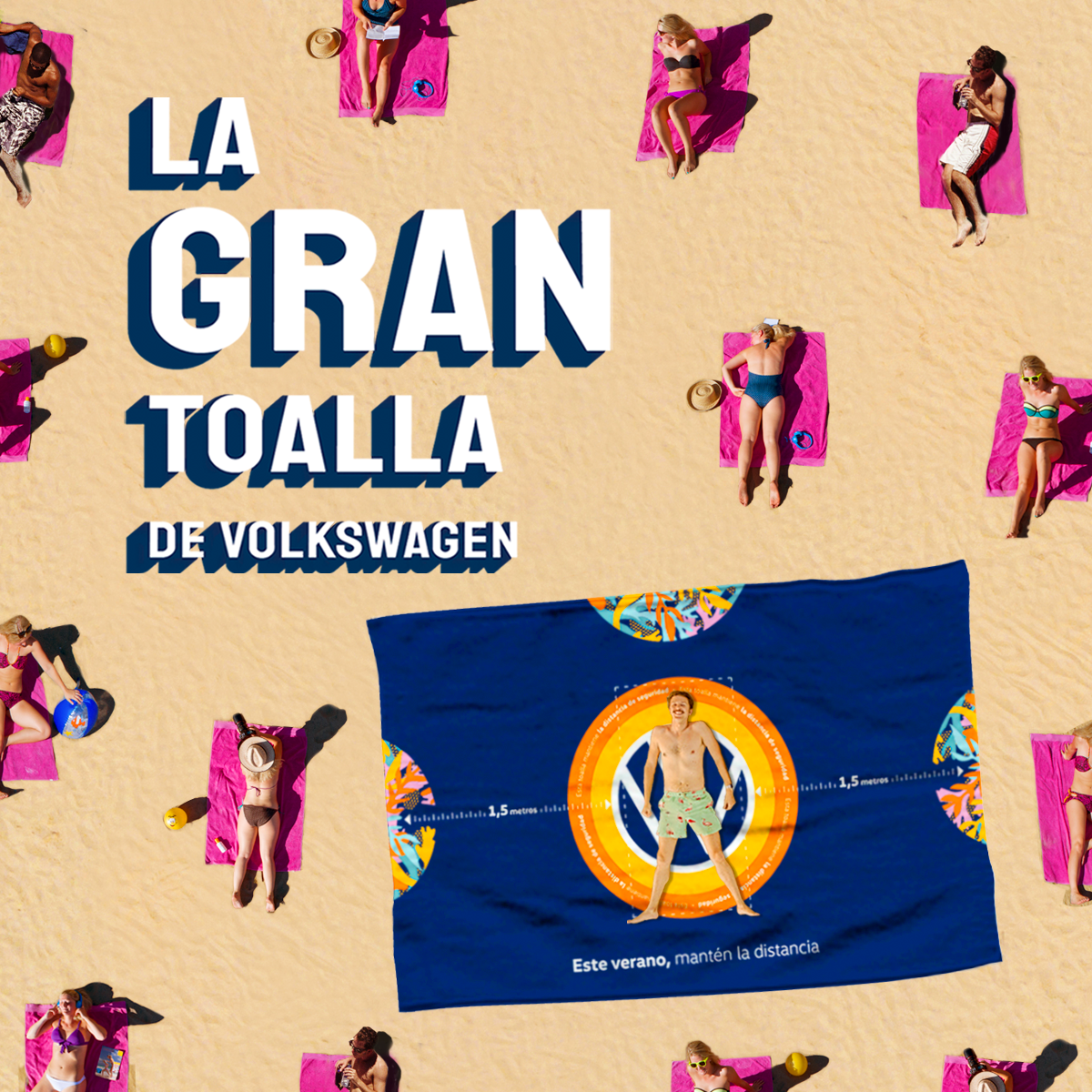 ¡EL GRAN SORTEO DE LA GRAN TOALLA! Comenta este tweet con #YoMantengoLaDistanciaConVW y llévate La Gran Toalla de Volkswagen, con la que podrás mantener la distancia de seguridad en la playa. ¡Sorteamos 250 unidades 😀! 

Bases legales: bit.ly/2ZLclyi