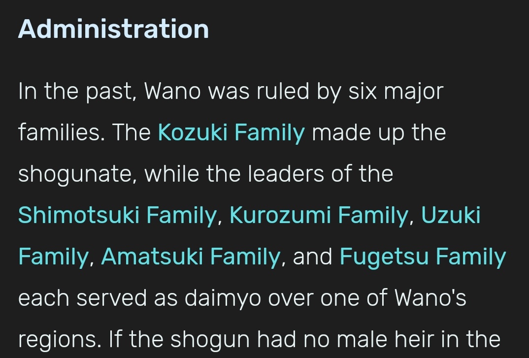 Let's start simple, for some reason, the moon(s) seems to be a CONTINOUSLY prevalent motif in the story (Enel, Ohara, Minks, all the wano "moon" names like shimotsuki, Kurozumi, Kozuki, Amatsuki, etc.)