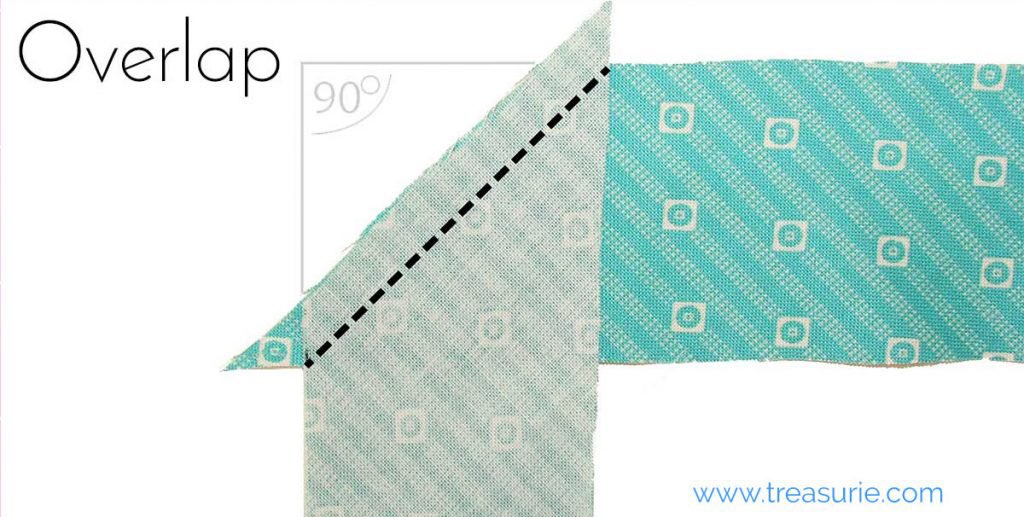 Can you just cut all the strips with a rotary cutter? Yes. But the down side is you now have 9 seams to sew that look like this.