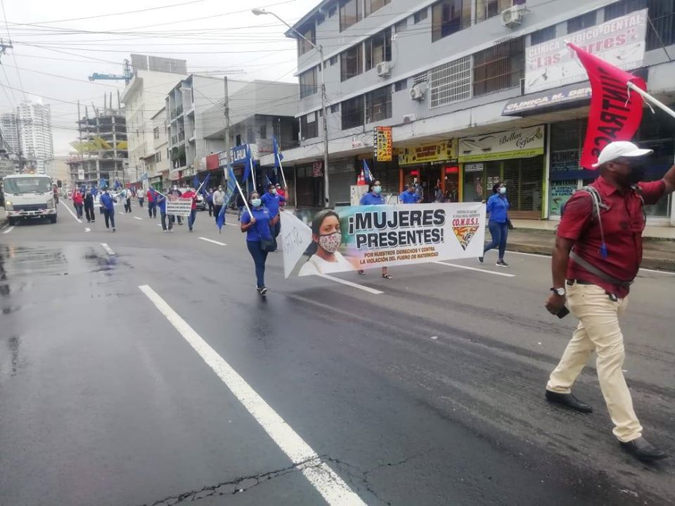 ITF_Americas's tweet photo. #Panamá Nuestros afiliados #Unpac #Sielas y #Sitemap se manifestaron en contra de las flexibilizaciones de las normas laborales que el gobierno quiere imponer, colocando a la pandemia como justificación. La #ITF se solidariza en contra de la precarización laboral #SomosITF https://t.co/Lh6BFLWUlT