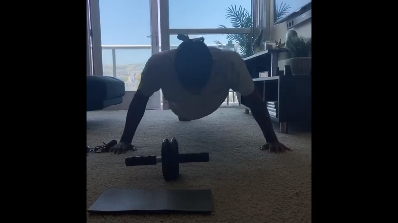 LionsYouthFB's tweet photo. Head over to our #virtualtraininghub to see how @Lions WR @bigplayhall_A2N stays in shape at home. https://t.co/B5LZTPJeQb #tipsfromthepros https://t.co/rJBuWjtEak