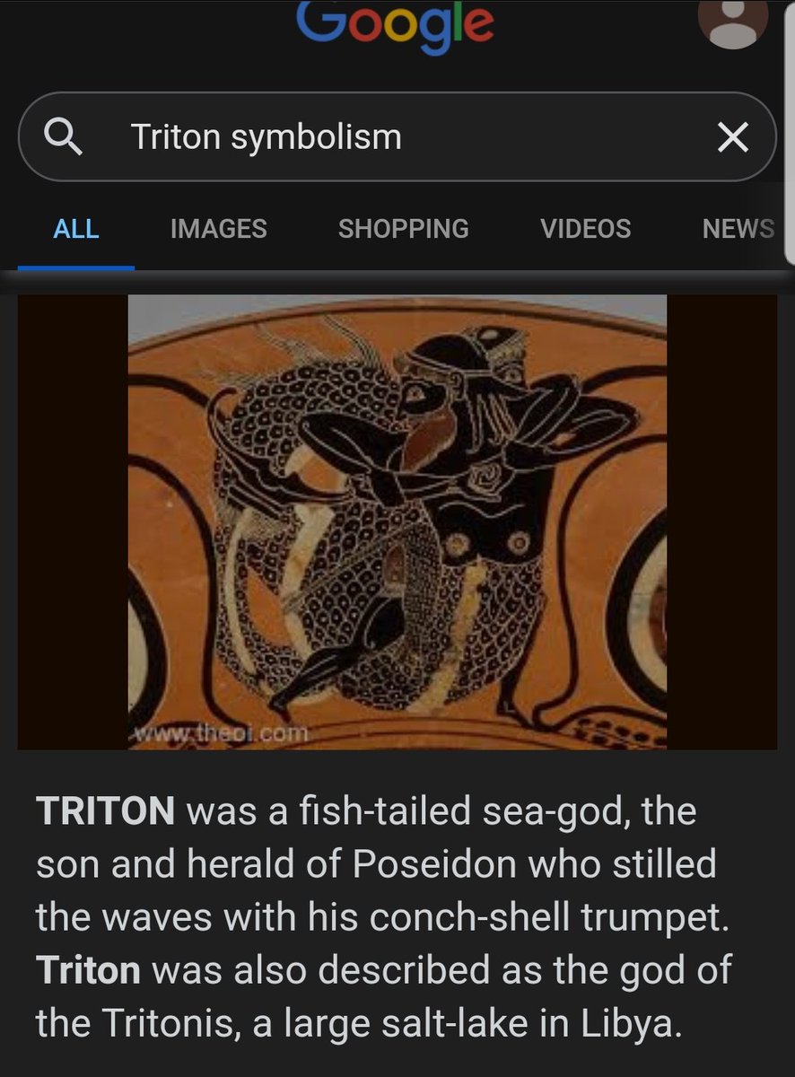 Now the second planet and its moons. Neptune has 3 moons, one of which is called Triton. Triton is a mythological creature that is Half-human half-fish. Fishmen!