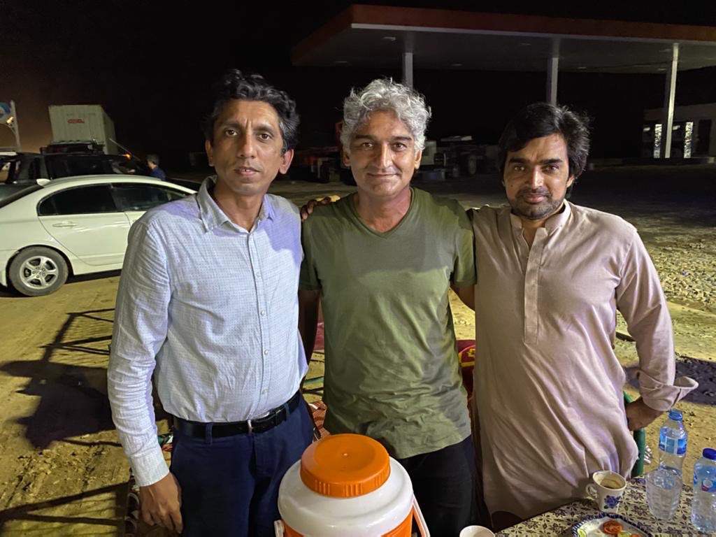 AzazSyed's tweet photo. Glad to receive my friend @Matiullahjan919 - welcome. He has been released after 12 hours abduction. https://t.co/nIIjwoIDZq