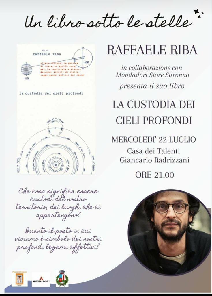 LaIsaRinaldi's tweet photo. Domani, a #Uboldo (Va), con #Raffaeleariba della @ScuolaHolden chiacchieriamo di cosa vuol dire essere custodi del proprio posto. Dei propri affetti. Dai , lombardi, venite! @CasaLettori https://t.co/7Dh9YCw0aS
