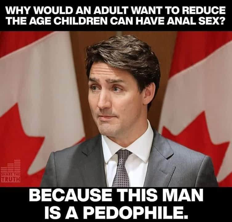 #TrudeauThePedo