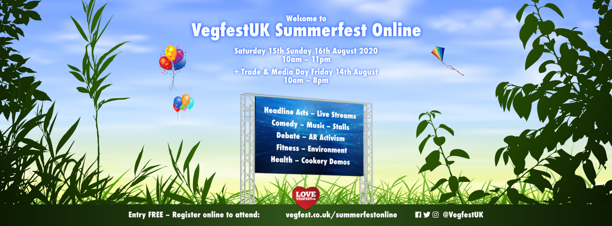 VegfestUK's tweet image. First 24 speakers announced for @vegfestuk summerfest Online August 15th 16th free to attend #Vegan online event  Livestreams, Chat Rooms, Presentations, Exhibitors registration free

vegfest.co.uk/summerfestonli… 

vegfest.co.uk/summerfestonli…

vegfest.co.uk/summerfestonli…