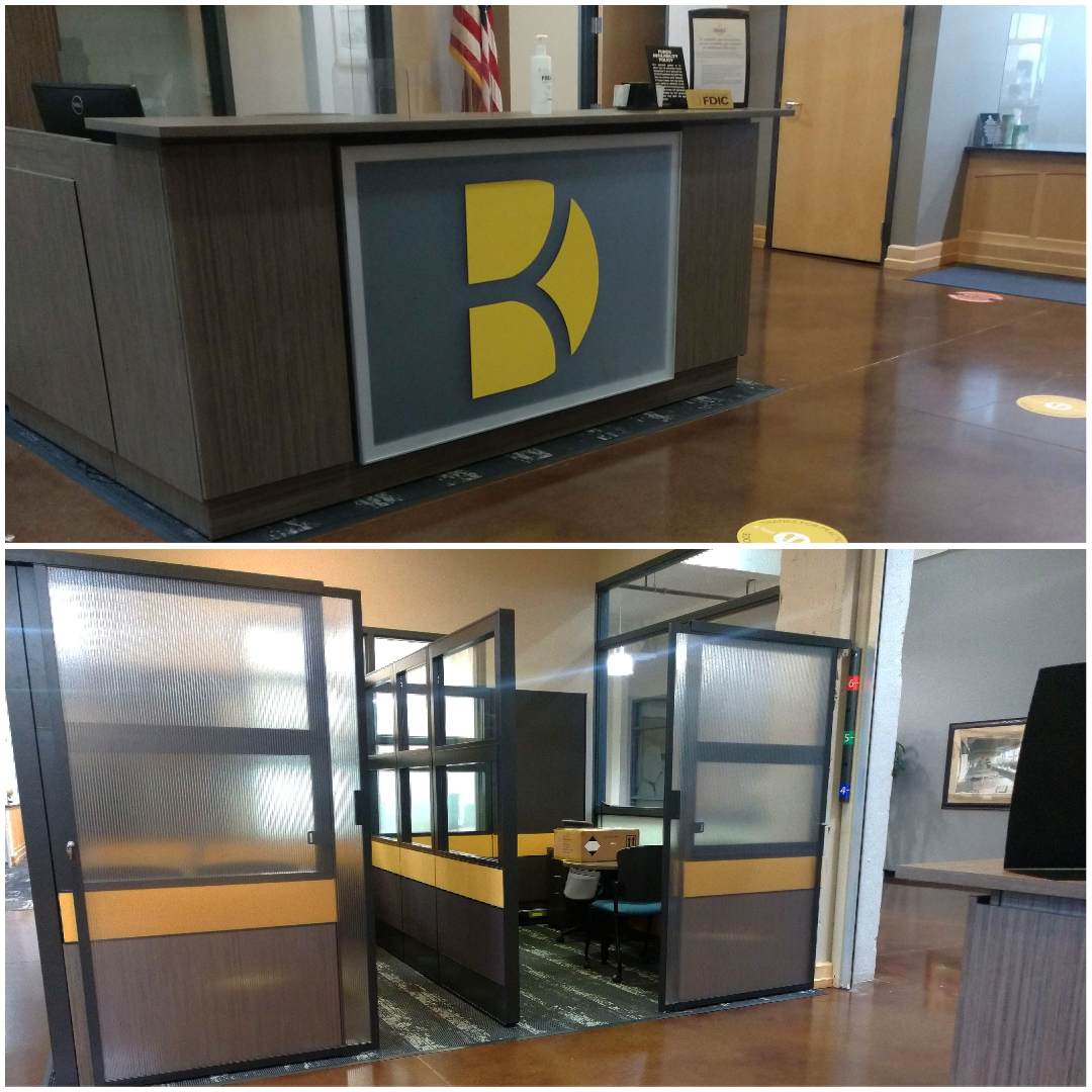 drake_bank's tweet photo. We've been updating our lobby with a fresh new look 👀 #buildabetterfuture #branchupdate #communitybanking https://t.co/K94MQo3TJg