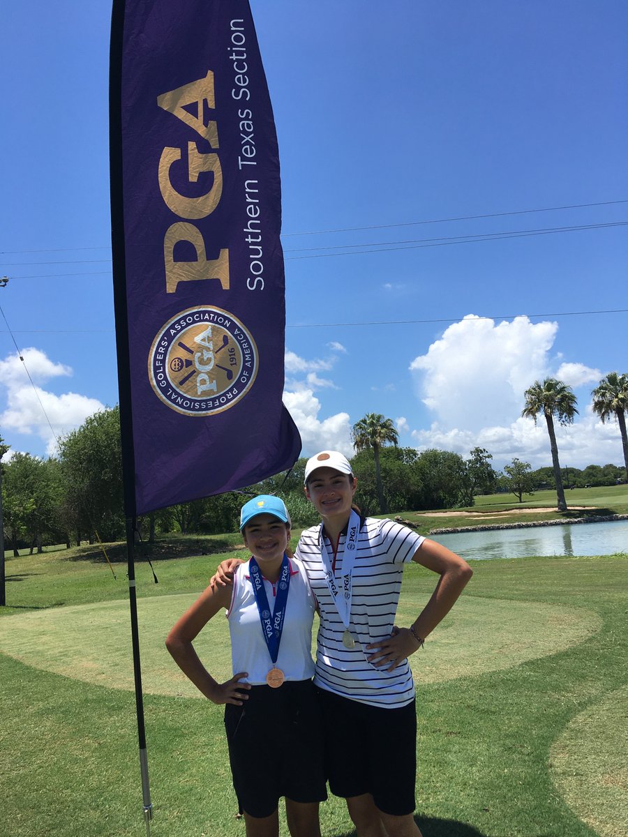 Nice rounds for my sister and I (81 and 84) <a href="/OsoBeachGolf/">Oso Beach Golf</a>  Could have done better but enjoyed playing with some really nice competitors. Thanks again @STPGAJuniorGolf