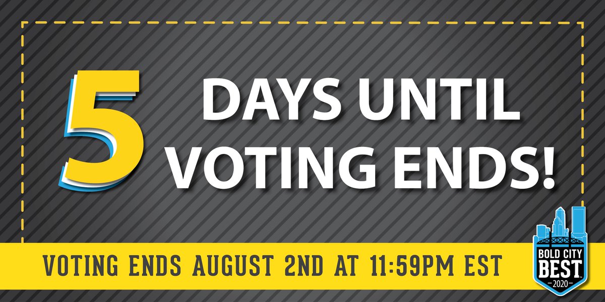 Just 5 more days until voting closes! Make sure your voice is heard and vote for the best businesses in Jacksonville.

Head to boldcitybest.com to vote. #boldcitybest