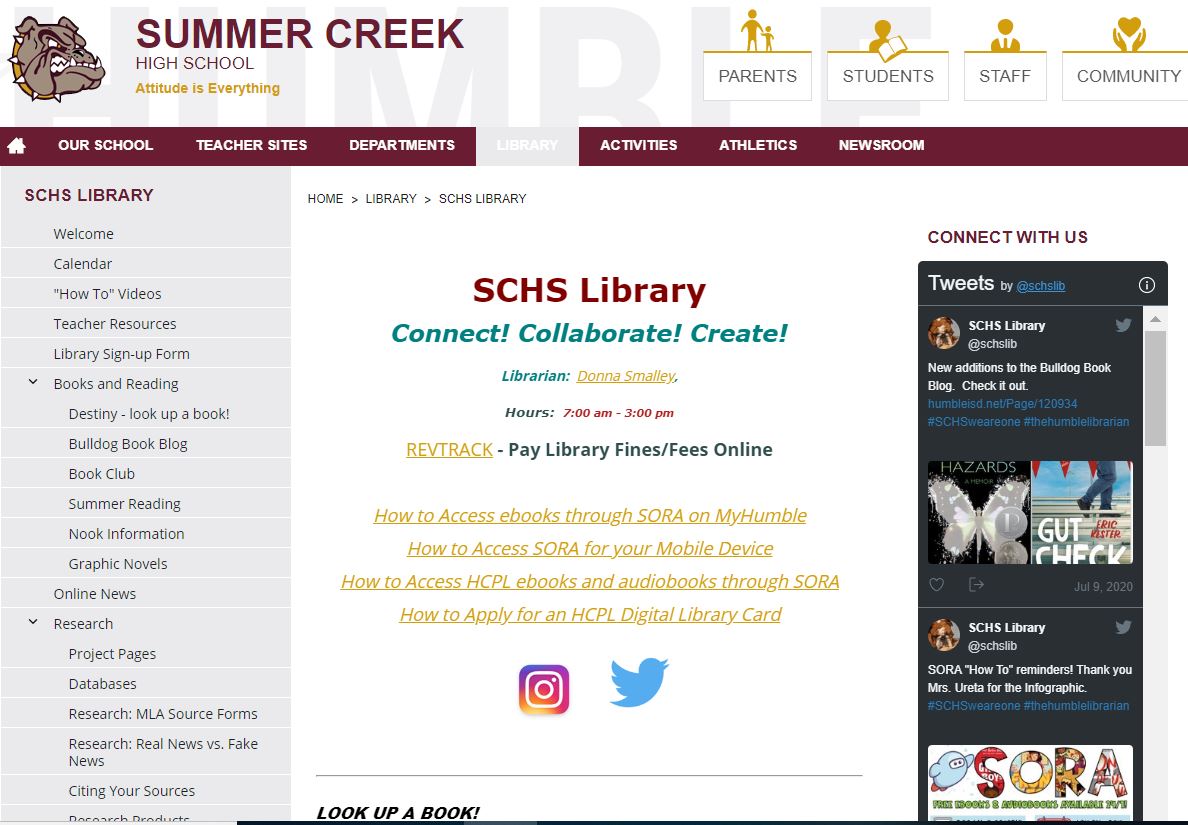 Check the Library website for a new "How To Video" for placing a Hold on a book.  drive.google.com/file/d/1cQB8xq…  #SCHSweareone #thehumblelibrarian