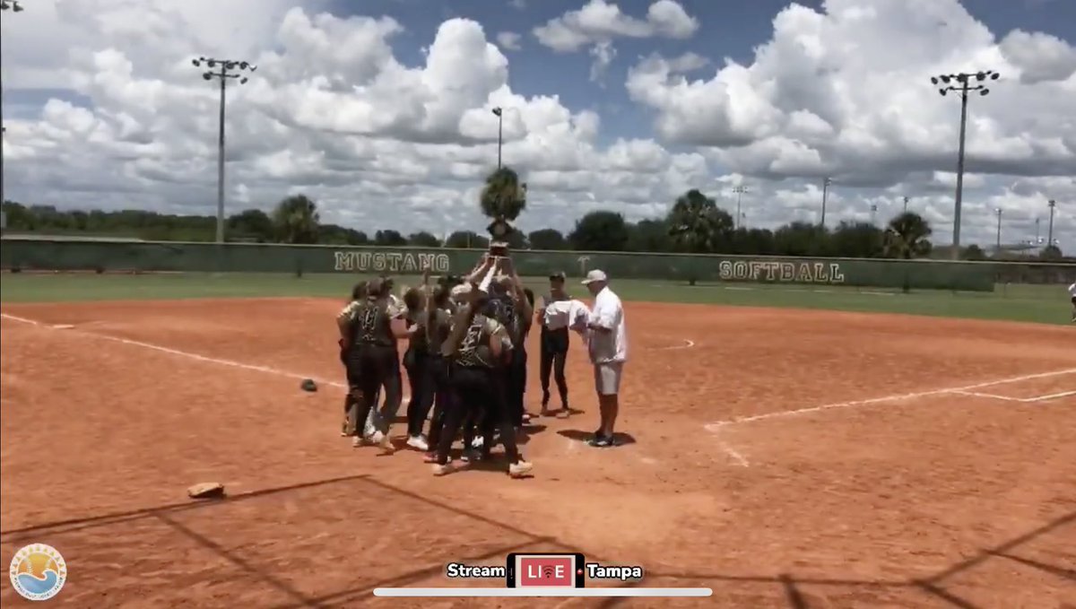 Tara Henry (@notarabledays) on Twitter photo CONGRATULATIONS <a href="/River_MocSB/">Myakka City RiverMocs</a>!!
Winners of the 2020 <a href="/FGCLsoftball/">Florida Gulf Coast League</a> Championship 🏆
Great commentary <a href="/gray_robertson/">Gray Robertson</a> & <a href="/EricaBeach/">Erica Beach</a>
Well done <a href="/lsgin5/">Lesley G</a> and entire FGCL crew ☀️ CONGRATULATIONS <a href="/River_MocSB/">Myakka City RiverMocs</a>!!
Winners of the 2020 <a href="/FGCLsoftball/">Florida Gulf Coast League</a> Championship 🏆
Great commentary <a href="/gray_robertson/">Gray Robertson</a> & <a href="/EricaBeach/">Erica Beach</a>
Well done <a href="/lsgin5/">Lesley G</a> and entire FGCL crew ☀️