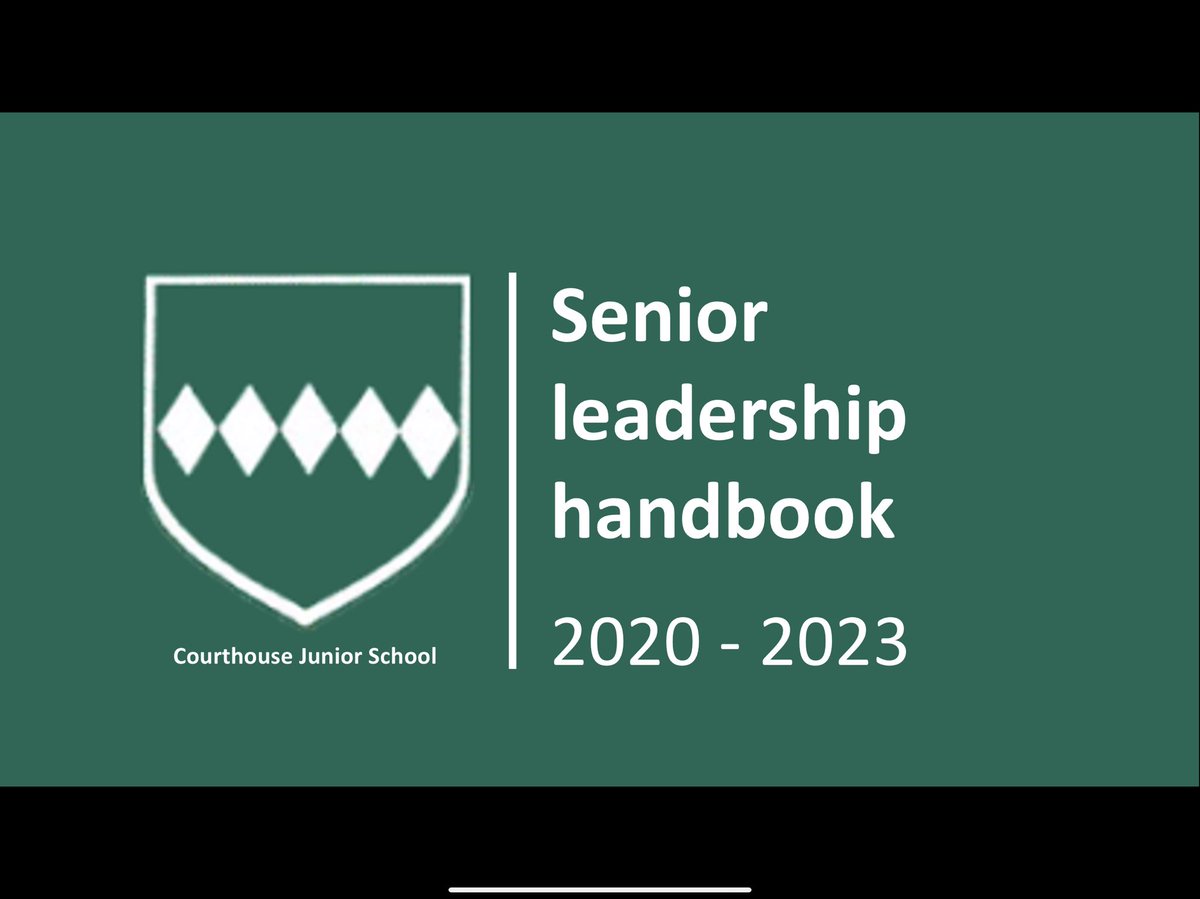 LEADERSHIP HANDBOOKSA thread on the reasons for having a senior and middle leadership handbook and how we’re planning to use them.