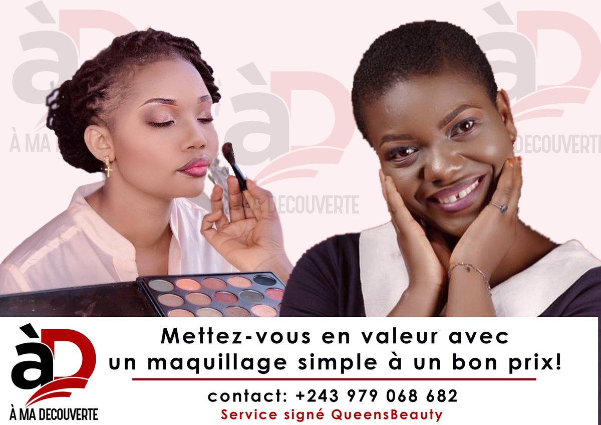 amadecouverte's tweet photo. En utilisant le maquillage, le femmes peuvent augmenter le contraste de leur visage et ainsi augmenter leur féminité apparente, leur jeunesse et leur santé.

Puisqu'on se maquille pour plaire à autrui mais surtout à soi-même, se maquiller est souvent un art

+243 979 068 682 https://t.co/2Tj5Og4GOl