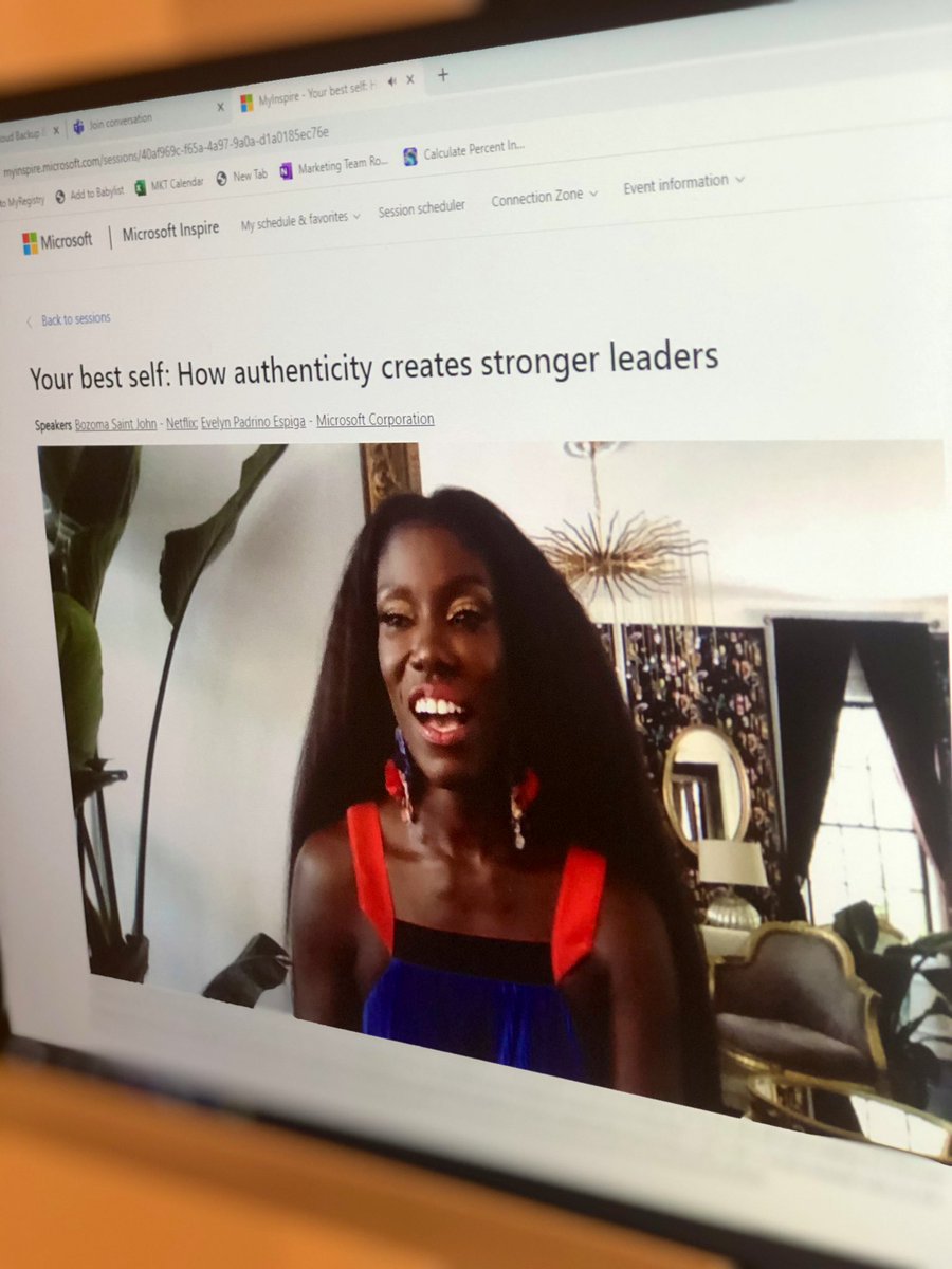 GaebelMK's tweet photo. This woman 🙌 like what! Are you up for mentoring me @badassboz 🙋‍♀️ Truly inspiring, so talented. So great hearing her speak at #MSInspire https://t.co/GyHv5VONd3