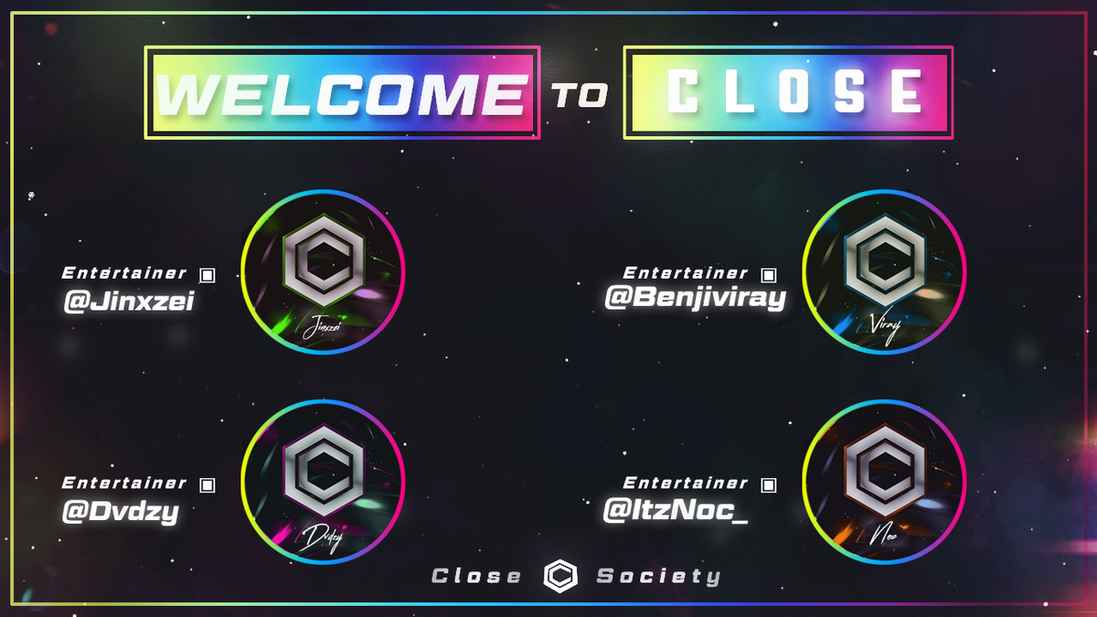 CloseSociety's tweet photo. Please join us in welcoming these new additions to the Society. 👪

We are pleased to expand our Entertainment Side with these new recruits and working with us to accomplish our goals! 🏆

#OurSociety https://t.co/c3FG8KnNkv
