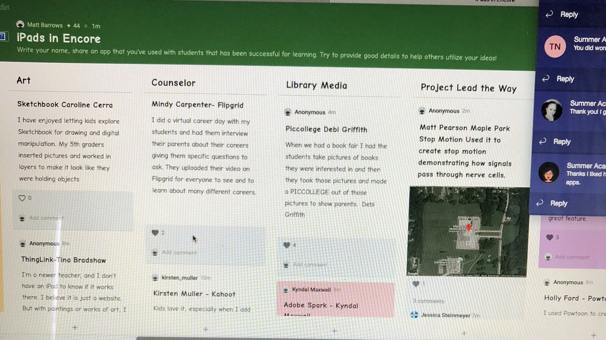 kmullerkc's tweet photo. Thank you, @CoachBarrowsNKC, for sharing your knowledge and giving us opportunities to collaborate remotely! Can’t wait to share with Ss this fall!  #NKCSA2020 https://t.co/9u3qSxe0FK
