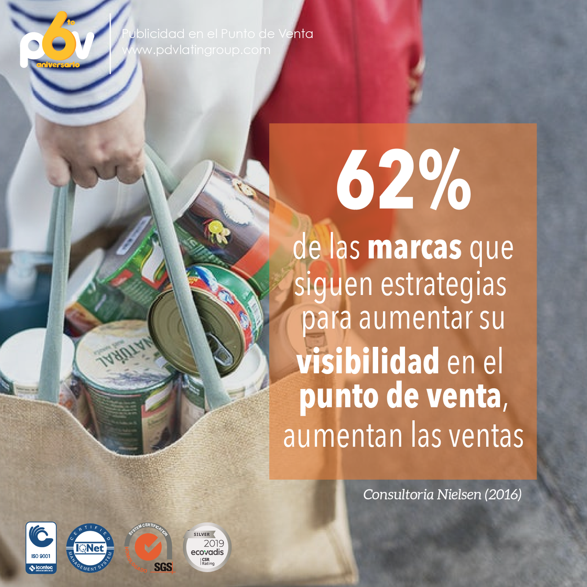 PDVlatingroup's tweet photo. ¿SABÍAS QUÉ? 💡
El 62% de las marcas que implementan estrategias para aumentar su visibilidad en el punto de venta, presentan un incremento en sus ventas 📈 
.
Comunícate con nosotros: 
✉️contactanos@pdvlatingroup.com
📞(+51) 955 772 438
.
.
#gondola #revestimientos #puntodeventa https://t.co/HRH2gIuTrz