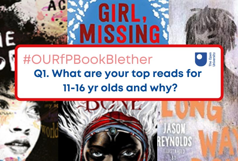 Welcome to this evening's  #OURfPBookBlether hosted by me and  @jotregenza Let's get started with Q1! We look forward to hearing which texts are your top choices! Don't forget the hashtag and question number 