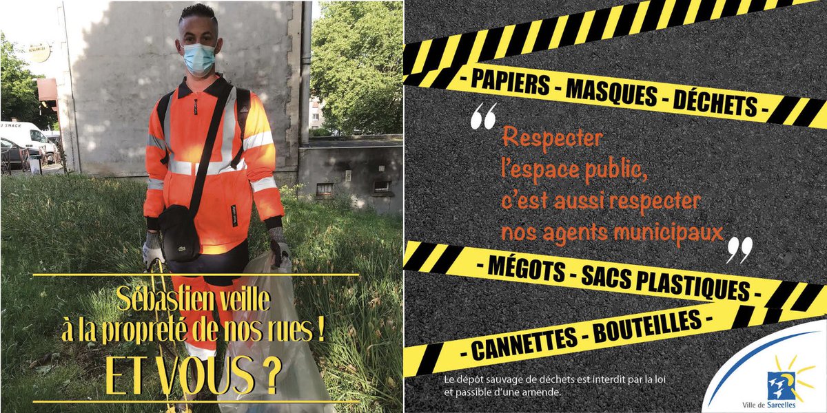 VilleSarcelles's tweet photo. #CadreDEvie #RespectdenotreVille #RespectAgents

Notre ville mérite toute notre attention. Nos agents entretiennent, nettoient nos rues. Respectons leur travail !
Notre ville propre c'est notre challenge commun au quotidien pour les années à venir. https://t.co/fhedWAlsDd