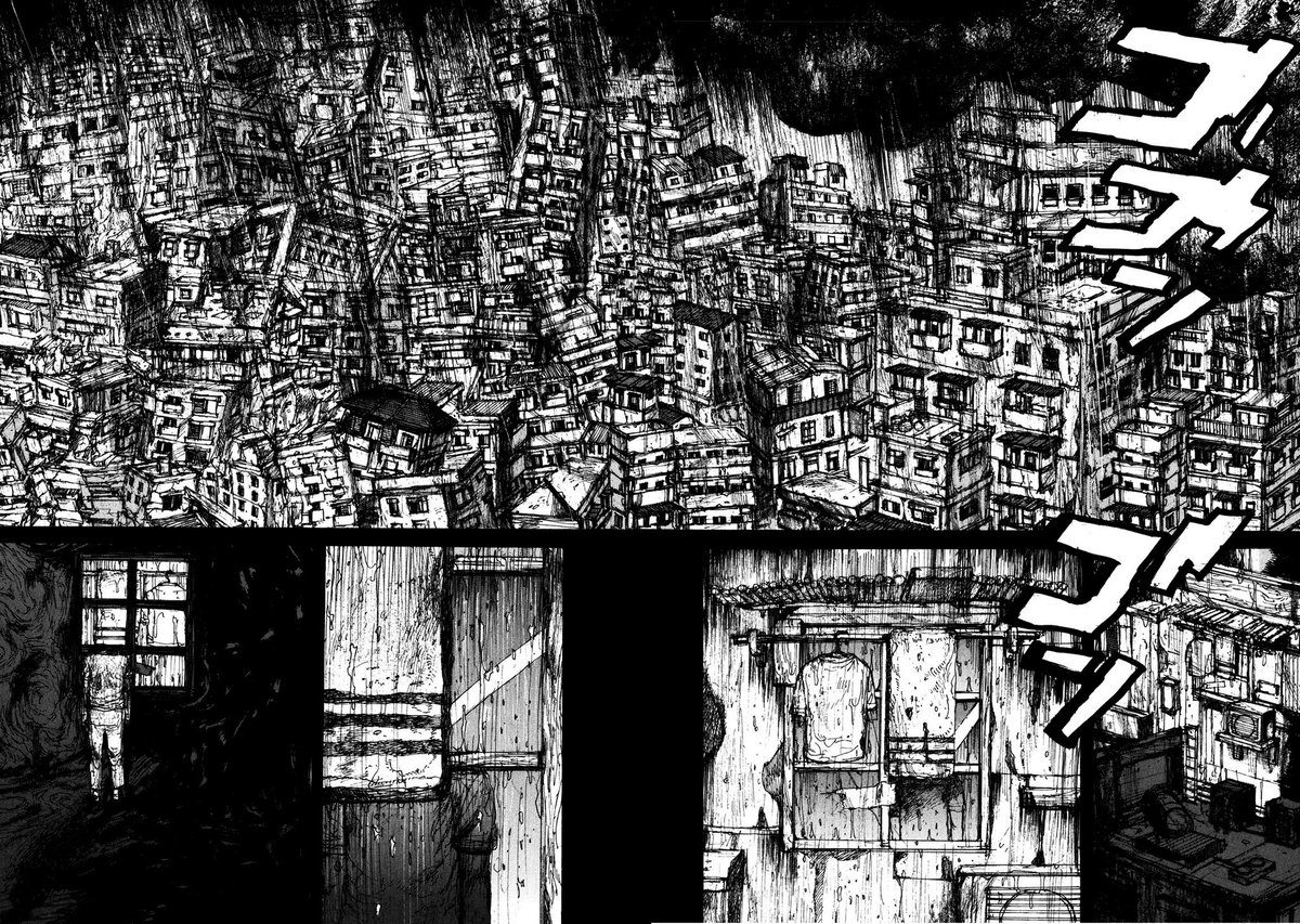 4. The Artwork, the artwork in Dorohedoro is so incredibly stunning. The grittiness and distortion it brings only adds to the tone of the series, and especially amazing in the horror aspect and with the more gory scenes and the way paneling is done is like no other series out