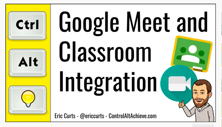 Learning about Google Meet- excited about the integration with Classroom! #wcpsmdlearns