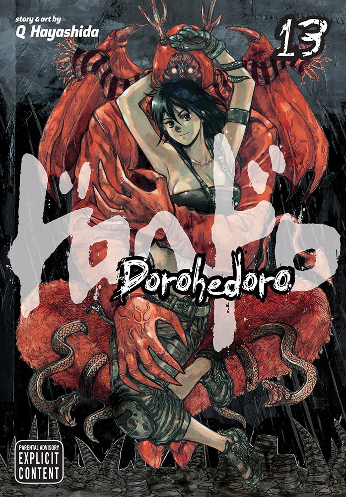 5. Character Designs, like I’ve mentioned before the designs of the characters are S-Tier all having something to do with the character themselves along with just looking fucking cool in the dark and horrorpunk aesthetic that Dorohedoro is all about