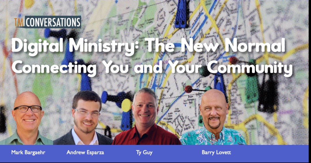TMchurches's tweet photo. Next TM Conversation starts in one hour. Discover how to use data to help your church make the best decisions on everything from people to place to preferences. 

Register Here: https://t.co/CFcM6nbStq https://t.co/PCx77q29g6
