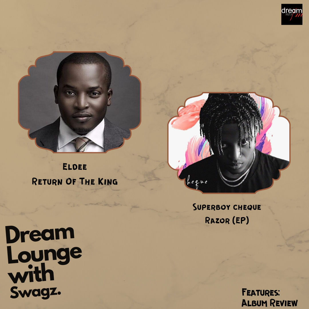 marcswagz's tweet photo. The #AlbumReview is back and it's a #DoubleSpecial on the #DreamLounge. Join the conversation with @marcswagz & @Deejaytrish Cc @discophile_ T U N E IN @dream925fm π»ππ Cc @eLDeeTheDon @superboycheque #ReturnOfTheKing #razorep https://t.co/O8gBxfyC2Q
