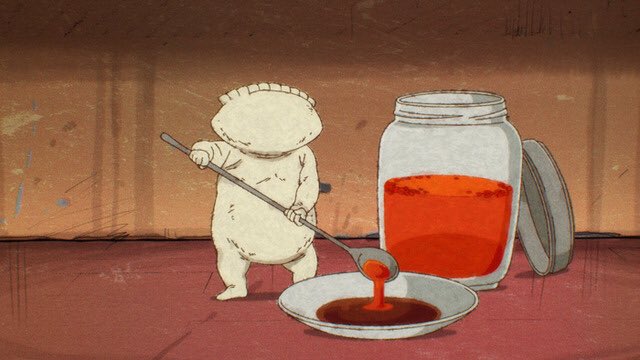 7. Gyoza, and The Gyoza Fairy, also behold! Gyoza is good as hell, and in Dorohedoro it plays a huge part in the story since Nikaido runs a gyoza restaurant and other weird reasons. So if you watch/read Dorohedoro it might make you check out and eat the iconic food for yourself