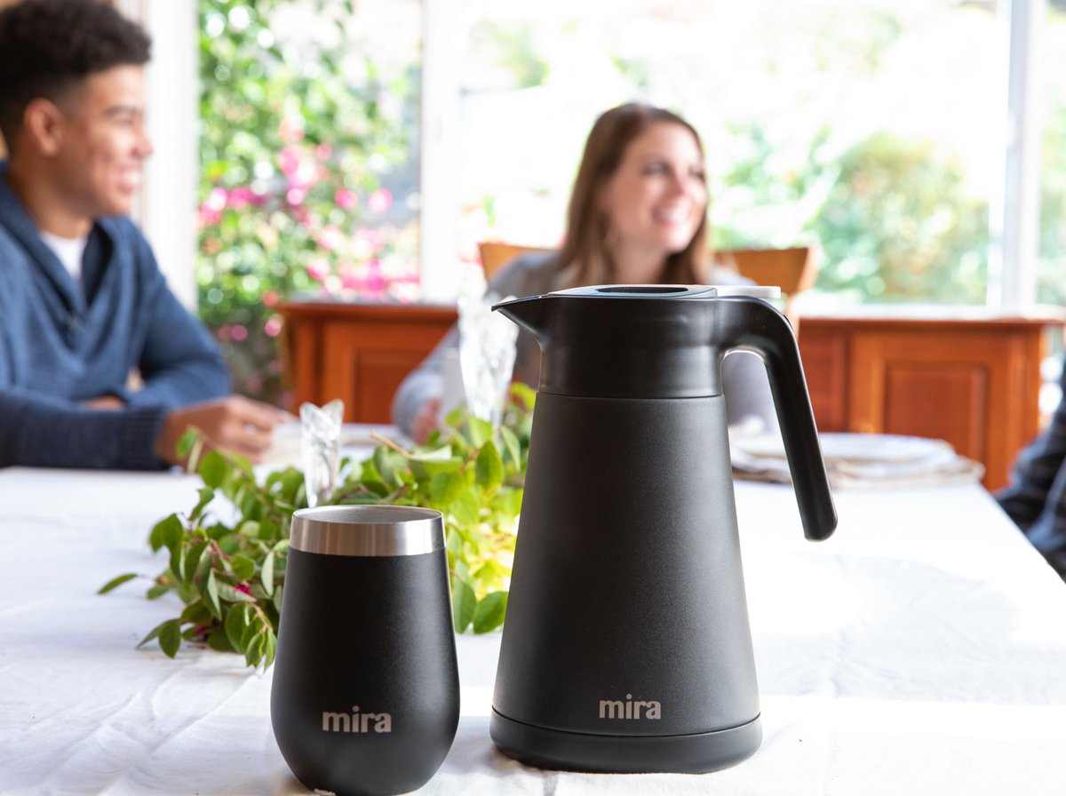 MiraBrands's tweet photo. Our Coffee Server isn’t just for coffee, use it to keep your summer drinks cold for hours while out in the heat ☀️

Shop: https://t.co/WsK4sHMKbt https://t.co/nj0fBcjmL5