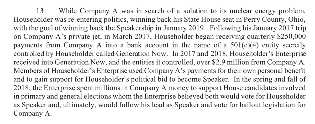 We are talking literal $250,000 quarterly payments to the speaker’s bank account and alleged co-conspirants saying the bribes were ‘unlimited’ ‘monopoly money’