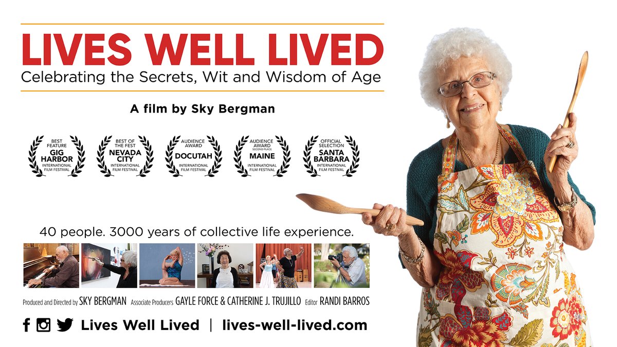 Co_Generate's tweet photo. Join @Movies4Grownups on Friday at 8pm ET for a special online screening of the documentary @liveswelllived/ 

Lives Well Lived celebrates the incredible wit, wisdom and experiences of people aged 75 to 100 years old.

Register here: https://t.co/L0BvhPC37H https://t.co/iPOlzmmv1X