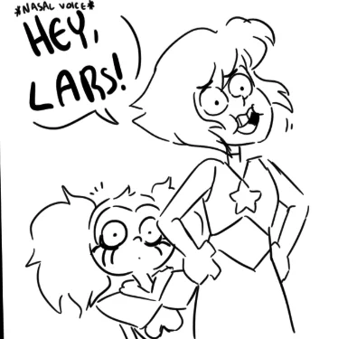 this is still my favorite Larzuli AU drawing i've done 