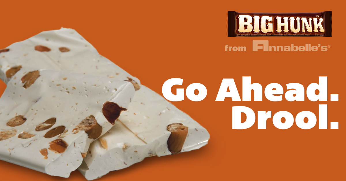 BigHunkBar's tweet photo. Dare to Drool? https://t.co/bv9aiWtILR