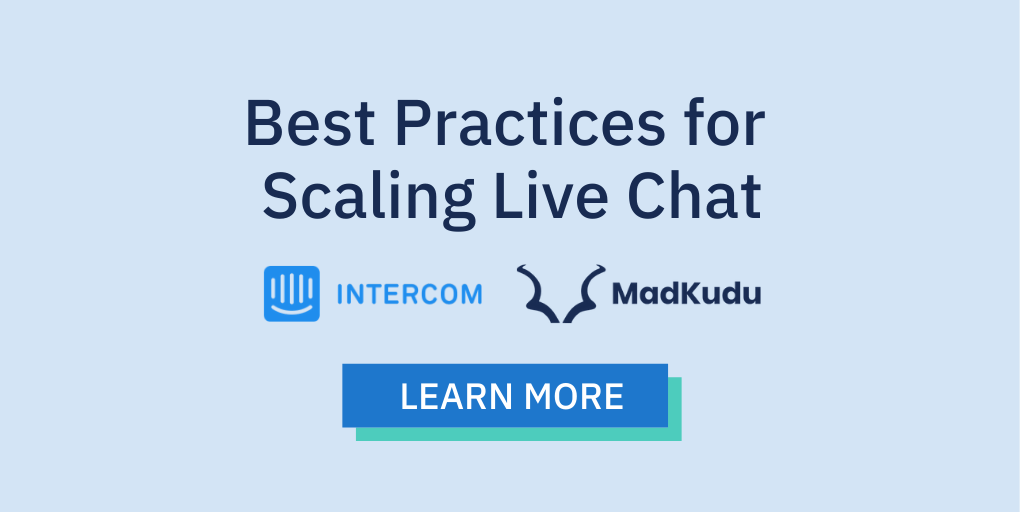 madkudu's tweet image. To ensure your #livechat implementation is successful, follow these best practices from our friends at @intercom. Bonus: 3 ways to incorporate #predictiveleadscoring into your process to significantly increase the number of SQLs generated. Learn more here: buff.ly/3ePrylW